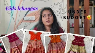 Kids Pattu Lehangas New Collection 🥰|| Under Budget❤️ #dharaniworld #houseofprani #lehangas #sale 