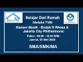Download Lagu LIVE TVRI Belajar di Rumah SMA/SMK/MA Konser Musik Endah N Resha \u0026 Jkt. City Philharmonic | 1/5/2020