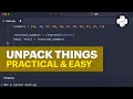 Extended Iterable Unpacking How it helps you with external data in Python