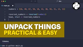 Extended Iterable Unpacking How it helps you with external data in Python