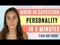 The Capricorn Moon In LESS Than 5 Minutes