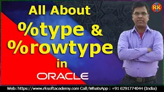 type and rowtype in PLSQL Programming type and rowtype attributes oracle PLSQL tutorial