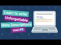 What is a Meta Description And How Do You Write One SEO FAQ
