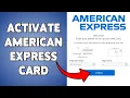 How To Activate Your American Express Card AmEx Card Activation Guide 2026
