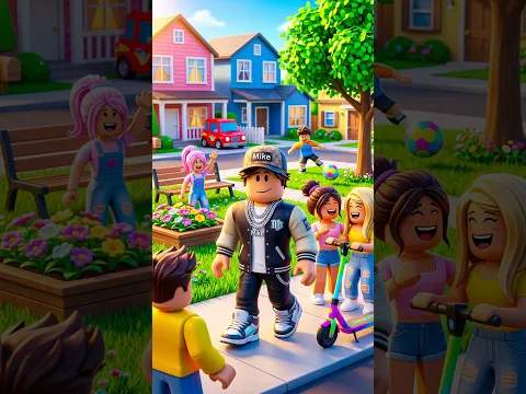 Julgaram Mike mas ele é legal #roblox #brookhaven #berryavenue