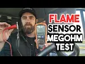 How To Troubleshoot A Flame Sensor With A Megohmmeter To Check The Ceramic Insulator