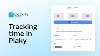 Clockify Plaky Integration - Time Tracking Inside Your Project Board
