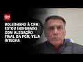 Download Lagu Estou indignado com alegação final da PGR, diz Bolsonaro à CNN; Veja íntegra | CNN ARENA
