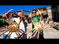 Huge MARTIAN Crab MEXICAN FOOD in Popotla Fishing Village Mexico