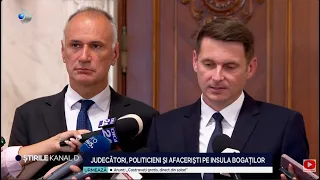 Stirile Kanal D - Judecatori, politicieni si afaceristi pe insula bogatilor! | Editie de seara