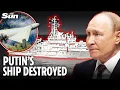 Download Lagu Ukraine OBLITERATES £45m Russian spy ship in Black Sea as WW3 fears grow