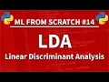 LDA Linear Discriminant Analysis In Python - ML From Scratch 14
