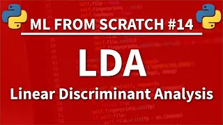 LDA Linear Discriminant Analysis In Python - ML From Scratch 14