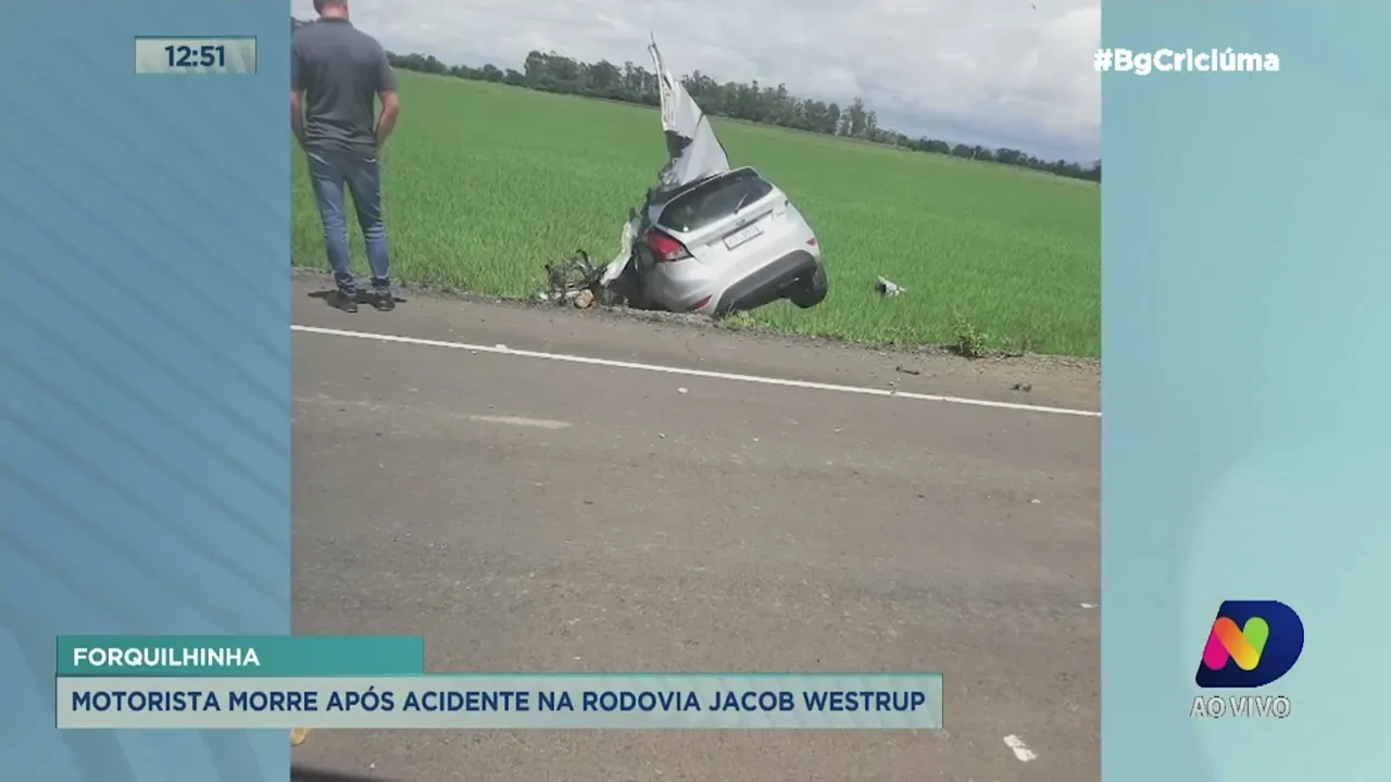 Homem morre após acidente na rodovia Jacob Westrup