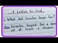 What did Lencho hope for A Letter to God Best Handwriting Good Handwriting Calligraphy