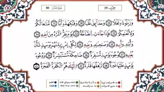 سورة عبس برواية ورش القارئ ياسين الجزائري 