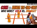 Ultimate Tic Tac Toe Game with Fanta and Coke