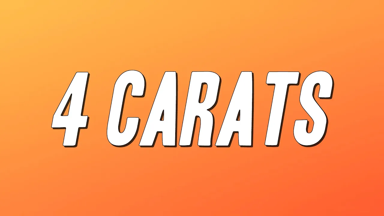 Kelly Clarkson - 4 Carats (Lyrics) Kelly Clarkson - 4 Carats (Lyrics)