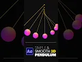 3D Pendulum Animation in After Effects Tutorial