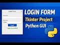 Python Tkinter Login Form Tutorial Beginner GUI Project