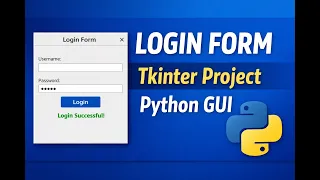 Python Tkinter Login Form Tutorial Beginner GUI Project