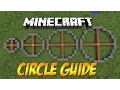 Minecraft Circle guide Templates