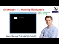 Graphics programming in Java swing Animation part-1 Moving Rectangle
