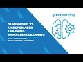 Supervised Vs Unsupervised Learning in Machine Learning ML Analytics Tutorial Great Learning