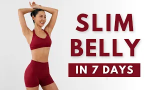 Get a Tiny Waist & Flat Stomach in 7 Days (20 Min Standing Abs Workout)