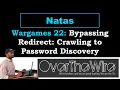 Natas 22 Bypassing Redirect Crawling to Password Discovery OverTheWire Wargames