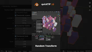How to Random Transform objects in Blender