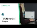 How to Manage Plugins on WordPress WordPress Plugins WordPress For Beginners WordPress Tutorial