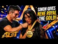 Nene Royal Gave Everything On AGT Stage Simon Gave Her Golden Medal