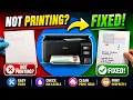 Epson EcoTank 2400 PRINTER HEAD Cleaning - Not Printing Black or Color FIXED Step-By-Step Tutorial