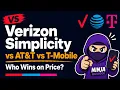 Verizon Simplicity vs AT T and T-Mobile Price Comparison 2026