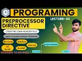 Preprocessor Directive in c types Creating own Header file Notes JayCodingClasses
