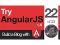 Try AngularJS 1 5 - 22 of 33