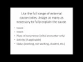 External Cause Codes