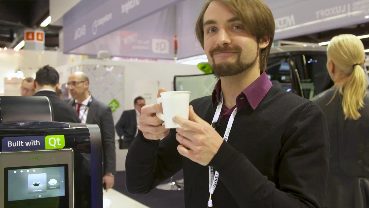 Witekio's Touchscreen Coffee Machine UI Built with Qt Quick {showcase}