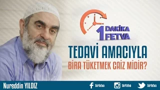 Tedavi amacıyla bira tüketmek caiz midir?