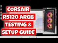 ARGB PWM Fan Setup Guide With Corsair Frame 4000D RS ARGB RS120 Fan Noise Testing