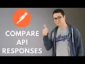 Compare two JSON responses with Postman