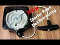 Recoil Starter Pull Cord Stuck EASY Fix in 2 Minutes Starter Rope Won t Retract Repair Tutorial