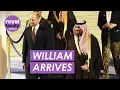 Lagu Prince William Makes Grand Arrival to Saudi Arabia
