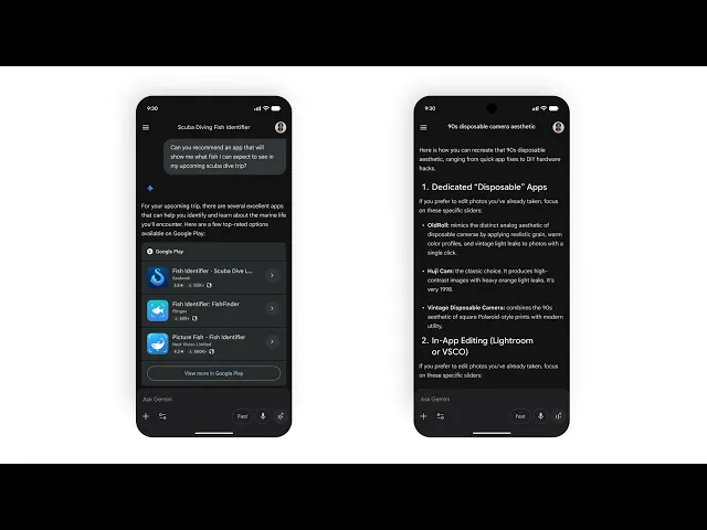 Google shows off new app discovery in Gemini
