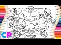 Hulk with Team Coloring Pages coloringpagestv Elektronomia RUD - Memory Collide