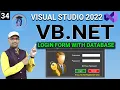 L34 - Vb net Login Form with Access Database Login Form Using VB net and MS Access By Arvind