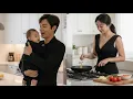 ADORABLE! Lee Min Ho Sings to Baby While Cooking for Song Hye Kyo