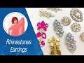 Fast and Easy Rhinestone Earrings