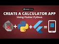 Create a Calculator App using Flet Python No Dart required